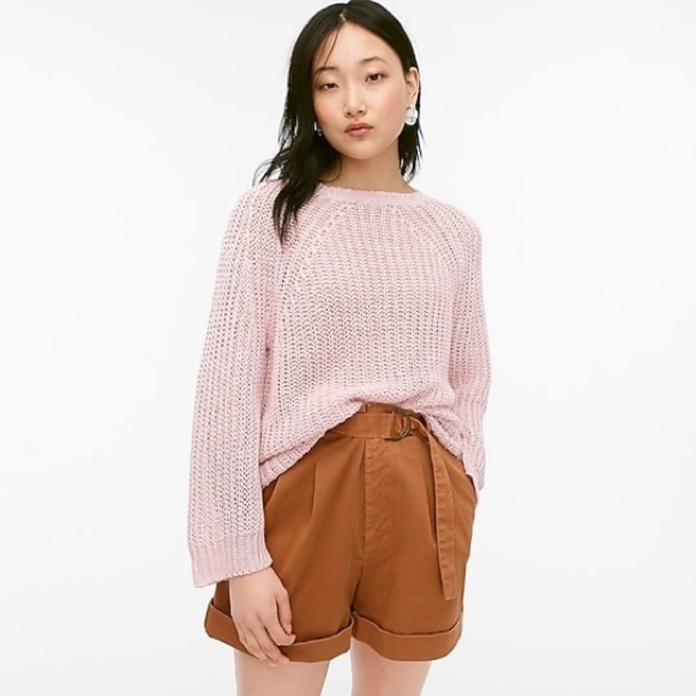 J Crew. Relaxed-fit linen beach sweater. AY820